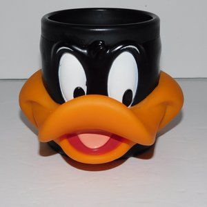 Vintage 1992 Looney Tunes KFC Daffy Duck 3D Plastic Mug